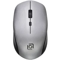 Мышь Oklick 565MW (серебристый/черный) фото 1